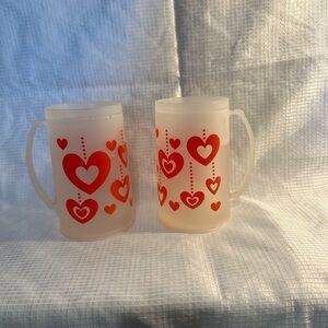 Valentine’s Heart Frosted Freezer Mugs